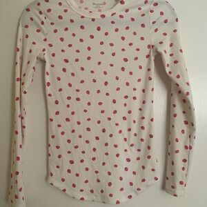 No Boundaries White Top with Pink Accents